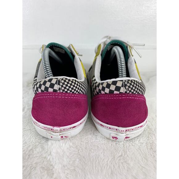 Vans Off The Wall Low Top Multicolor Sneakers Men’s 9 Women’s 10.5 - Picture 3 of 8